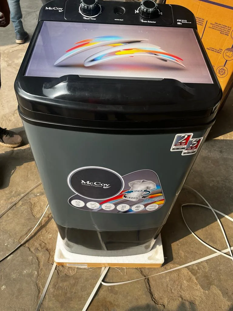 MCCOY Presto Max GLX180 Semi Automatic Washing Machine 8Kg